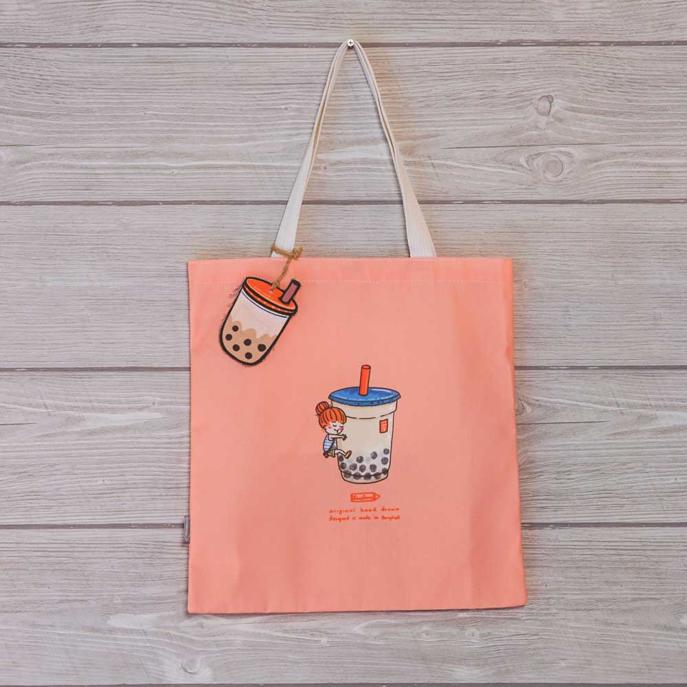 Boba (Canvas Tote Bag) – LineCense